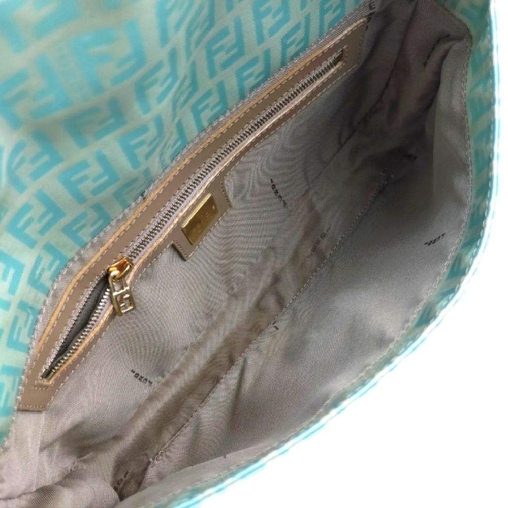 Auth Fendi Zucchini Mama Baguette Shoulder Bag - Picture 6 of 11